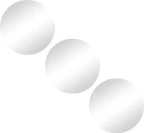 Set di specchi da parete 3 pz ø 15 cm – MSV