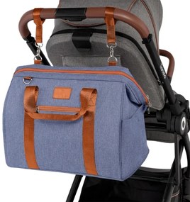 Lionelo - Borsa fasciatoio per passeggino IDA Blue Denim