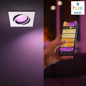 Philips 50551/31/P7 - LED RGB Lampada da incasso Hue CENTURA 1xGU10/5,7W/230V