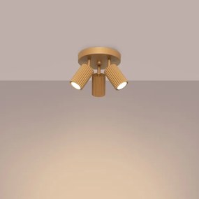 Sollux SL.1563 - Faretto KARBON 3xGU10/10W/230V oro