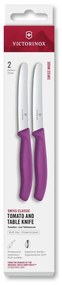 Victorinox - Set di coltelli per verdure SWISS CLASSIC 11 cm, 2 pezzi, viola