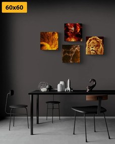 Set di quadri – Animali astratti
