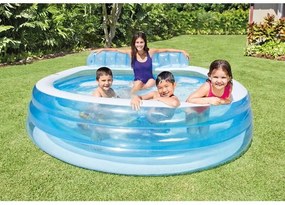 Intex - piscina gonfiabile con poltrona 'family' cm 229x218x79 i.3 - cod. 57190np