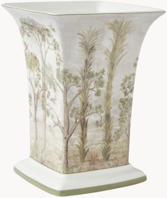 Vaso quadrato in porcellana Tall Trees