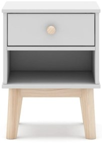 Comodino bianco per bambini Esteban - Marckeric