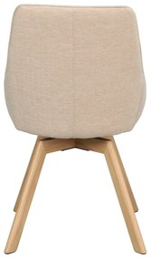 Sedie da pranzo beige in set di 2 Alison - Rowico