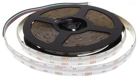 Striscia LED COB RGBW 20W/m Multicolore e B. Naturale 24VDC IP20 5m Professional Colore RGBW