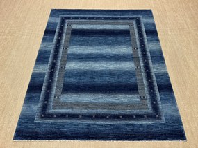 Loribaft Tappeto 200 x 240 Blu (Iran) Annodato A Mano
