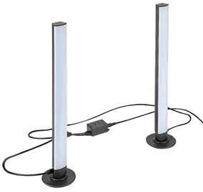 Rabalux 76014 - SET 2x LED RGB Lampada da tavolo dimmerabile PACO LED/5W/5V