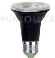 Klassic-b-par20m lampadina led par20 nera attacco e27 7w 550lm 4000...