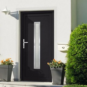 Porta Ingresso Antracite 98x208 Cm İn Pvc /