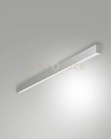Millet plafoniera alluminio a led 3000k 3380lm 23w prismatic ip40 1...