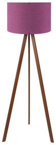 Lampada da terra AYD 1xE27/40W/230V viola/marrone