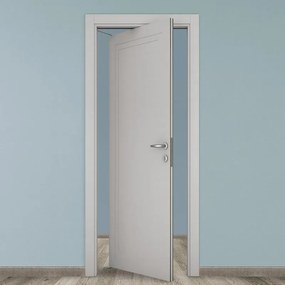 Porta tamburata rototraslante Angles grigio L 70 x H 210 cm sinistra