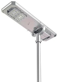 Lampione Solare Pannello Fotovoltaico Integrato 3000 Lumen - 3000k bianco caldo