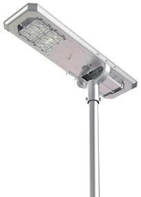 Lampione Solare Pannello Fotovoltaico Integrato 3000 Lumen - 6000K bianco freddo