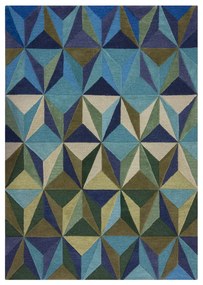 Tappeto in lana blu 160x230 cm Reverie - Flair Rugs