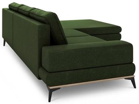 Angolo del divano letto verde bottiglia, angolo destro Planet - Windsor &amp; Co Sofas