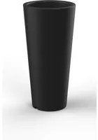 Vaso 34x86 cm in Resina Arkema Tondo 86 Antracite