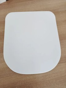 Copriwater Tuttoevo rettangolare dedicato per serie sanitari OLYMPIA CERAMICA con chiusura rallentata in duroplast bianco
