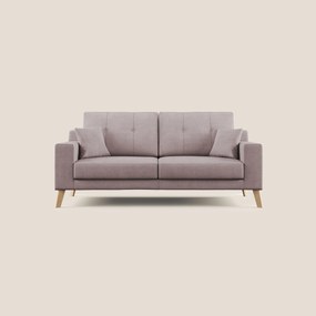Danish divano moderno in tessuto morbido impermeabile T02 rosa 146 cm