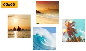 Set di quadri – Vita al mare