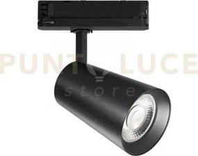 Faro binario led kone nero in alluminio 42w 4230lm 4000k 24,5x15x10...