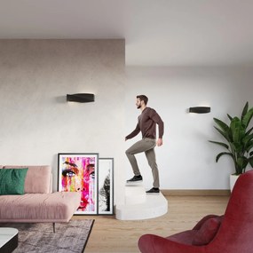 Applique da Parete SIGMA E27 in Ceramica e Vetro da interno