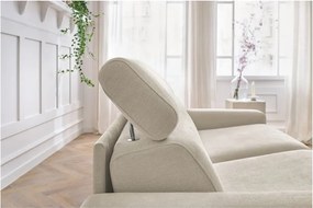 Divano color crema allungabile 195 cm Monaco – Bobochic Paris