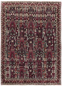 Afshar Tappeto 140 x 190 (Iran) Annodato A Mano