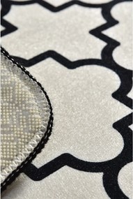 Tappetino per il bagno nero/beige 40x60 cm Kupa – Foutastic