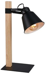 Briloner 7406-015 - Lampada da tavolo TALE 1xE27/25W/230V nero