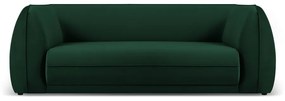 Divano in velluto verde 225 cm Lando - Micadoni Home