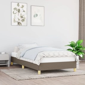 Giroletto Senza Materasso Tortora 90x200 Cm Tessuto /