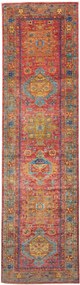 Samarkand Tappeto 300 x 80 Rosso (Pakistan) Annodato A Mano