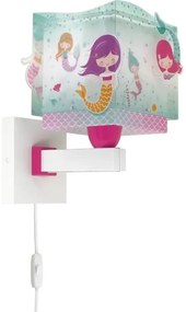 Dalber 63449 - Applique per bambini MERMAIDS 1xE27/60W/230V