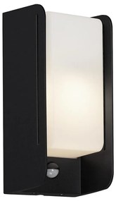 Briloner 3017-015 - Applique da esterno con sensore 1xE27/12W/230V IP44