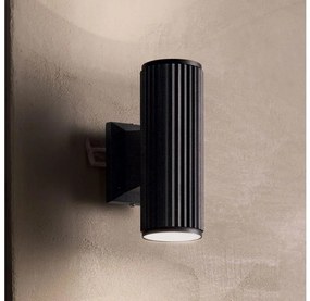 Ideal Lux - Applique da esterno BASE 2xGU10/28W/230V IP44 nero