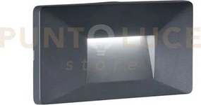 Segnapassi a incasso led breen antracite 4w 380lm cct 3000k / 4000k...