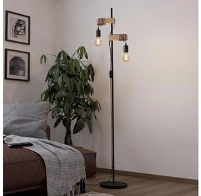 Eglo 43516 - Lampada con piedistallo TOWNSHEND 2xE27/10W/230V