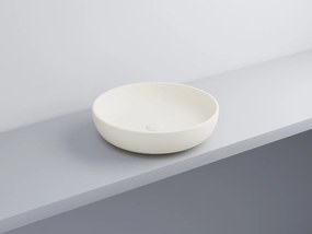 Cielo Shui Lavabo 45 cm tondo da appoggio senza troppo pieno in ceramica talco