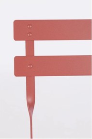 Set da pranzo da giardino color terracotta in acciaio per 2 persone Austin – Bizzotto