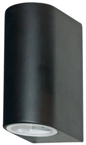 Searchlight 8008-2BK-LED - Applique da esterno LEDO 2xGU10/6W/230V IP44