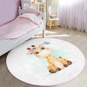 Tappeto bianco per bambini ø 80 cm Comfort - Mila Home