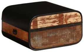 Baule in Legno Massello di Recupero 60x60x35 cm