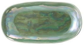 Piatto da portata in gres verde , 23,5 x 12,5 cm Paula - Bloomingville