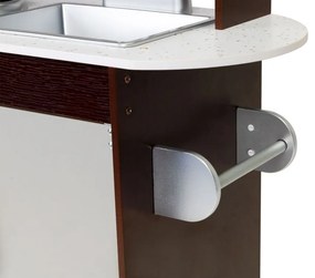 Grande cucina in legno per bambini con accessori