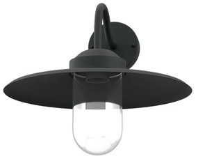 Applique Nera E27 IP54 per Esterni - Serie AURA