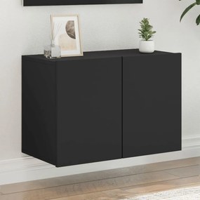 Mobile Tv A Parete Nero 60x30x41 Cm /