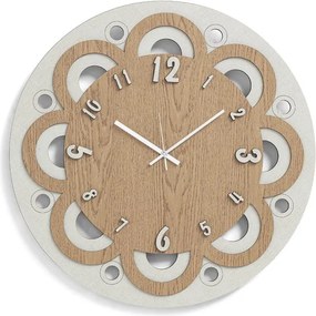 Orologio da parete tondo D30 in legno laminato TTE - MARGHERITA